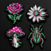 Error Bloom Patch Pack close up