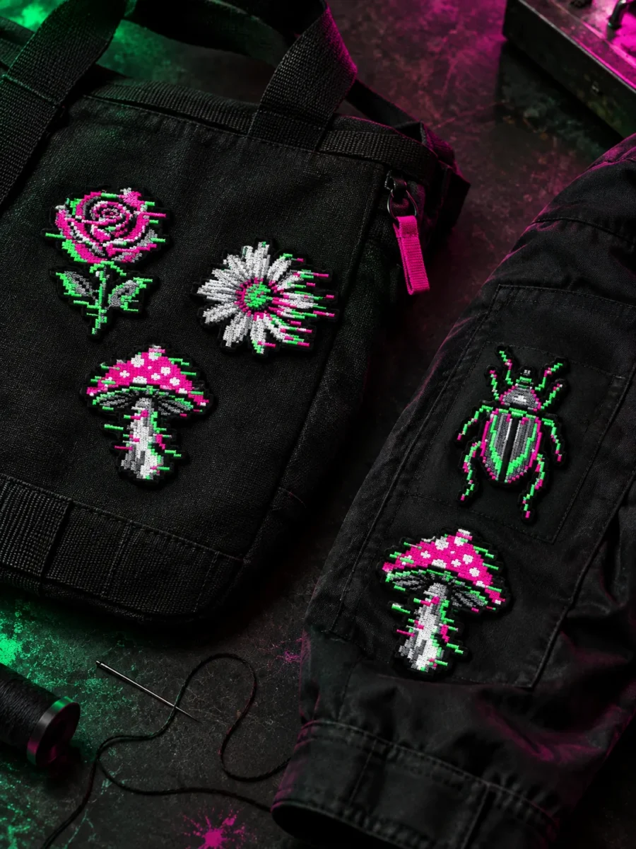Error Bloom Patch Pack worn or in use
