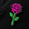 Error Rose Pin close up