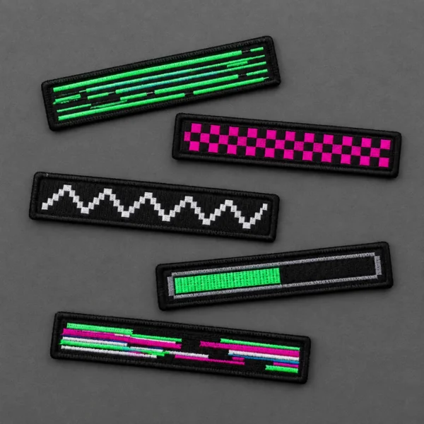 Glitch Tape Patch Strips, front view
