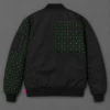 Grid Bomber Jacket, back or side view