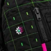 Grid Bomber Jacket close up