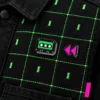 Grid Chore Jacket close up