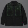 Grid Chore Jacket, front view