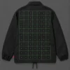 Grid Coach Jacket, back or side view