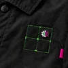 Grid Coach Jacket close up