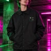 Grid Coach Jacket worn or in use