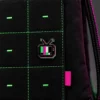 Grid Drawstring Bag close up