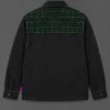 Grid Overshirt, back or side view