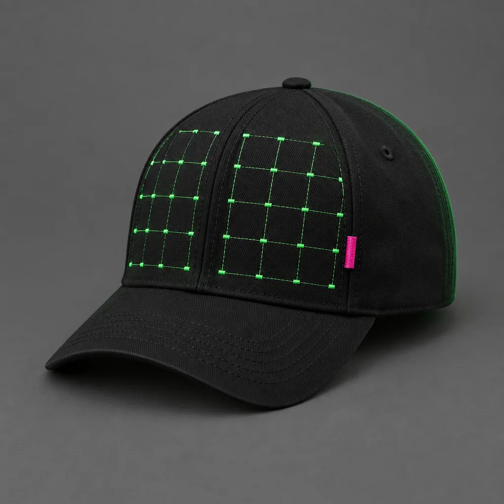 Grid Panel Cap, front view