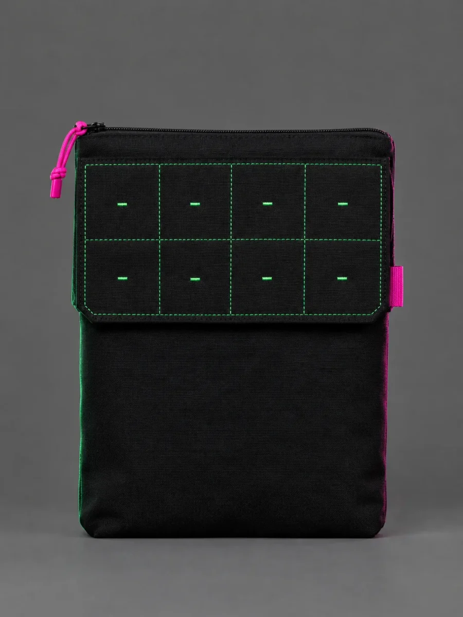 Grid Pin Pouch, front view