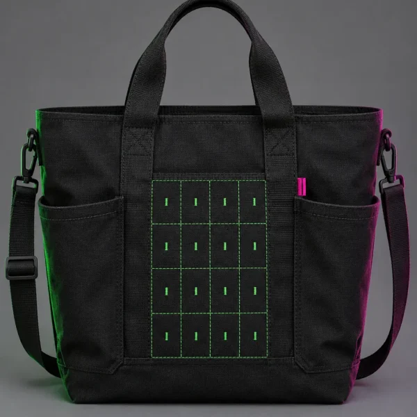 Grid Tool Tote, front view