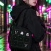 Grid Tote Mini worn or in use