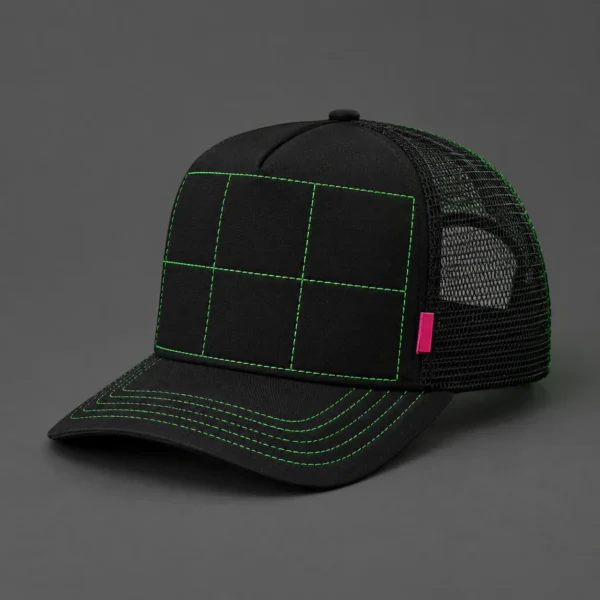 Grid Trucker Cap, front view