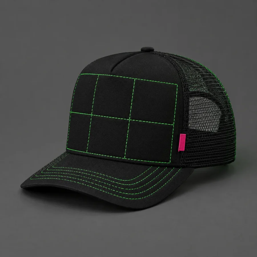 Grid Trucker Cap, front view