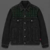 Grid Trucker Jacket, front view