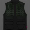 Grid Work Vest, back or side view