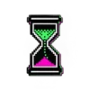 Loading Hourglass Pin, front view