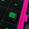 Magenta Grid Banner close up
