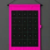 Magenta Grid Banner, front view