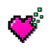 Missing Heart Pin, front view