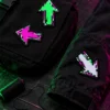Pixel Arrow Patch Trio worn or in use