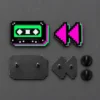 Rewind Tape Pin Pair, back or side view