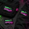 RGB Split Stripe Patch Pack worn or in use