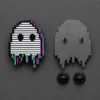 Scanline Ghost Pin, back or side view