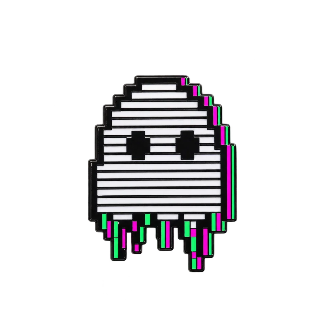 Scanline Ghost Pin, front view