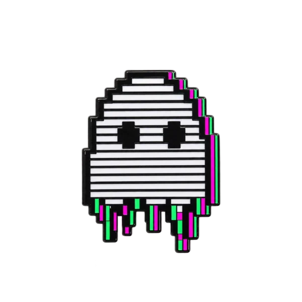 Scanline Ghost Pin, front view