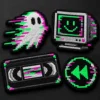 Scanline Ghosts Patch Pack close up