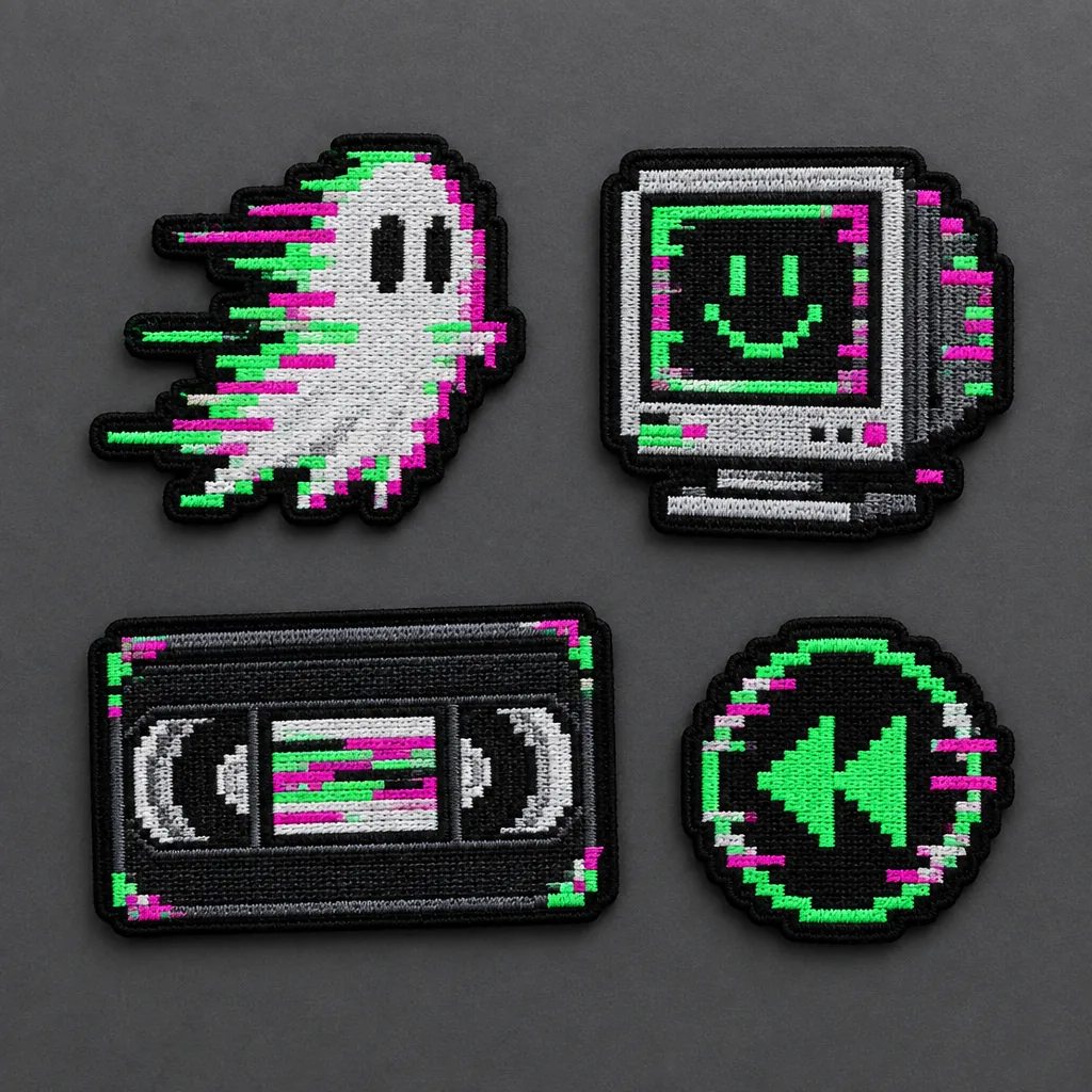 Scanline Ghosts Patch Pack, front view