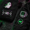 Scanline Ghosts Patch Pack worn or in use