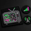 Signal Lost Back Patch Set close up