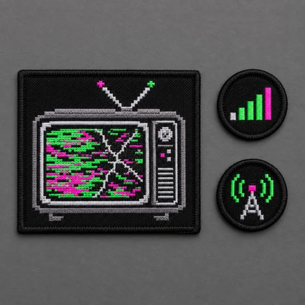 Signal Lost Back Patch Set, front view