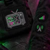 Signal Lost Back Patch Set worn or in use