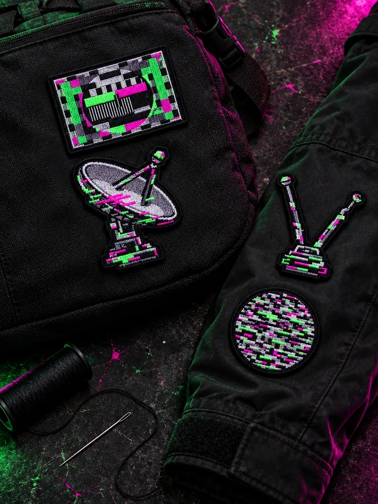 Signal Lost Patch Pack worn or in use