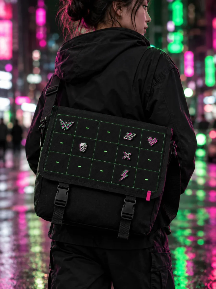Signal Messenger Bag worn or in use