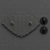 Static Eye Pin, back or side view