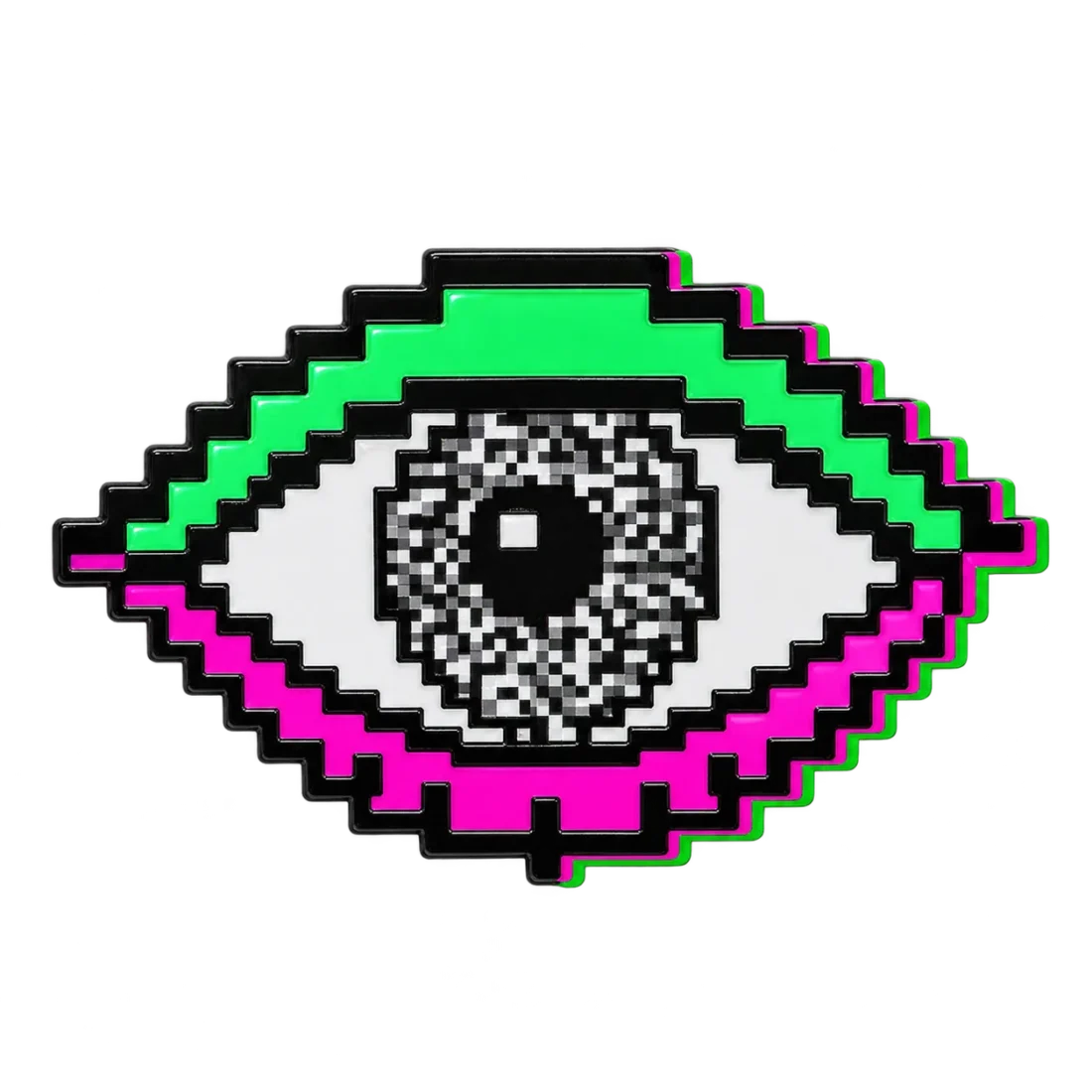 Static Eye Pin, front view