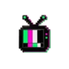 Test Card Pin, front view