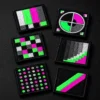 Test Pattern Patch Set close up