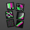 Test Pattern Patch Set, front view